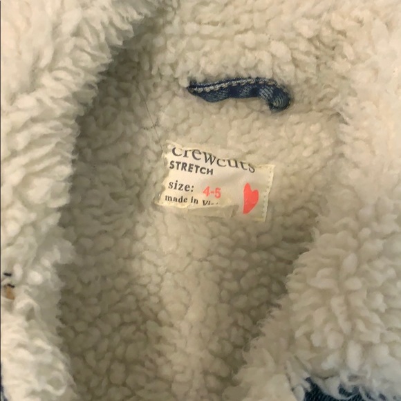 J Crew CrewCuts Kids Denim Jacket size 4-5 - Picture 2 of 6